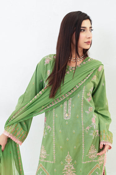 3 Piece - Embroidered Lawn Suit