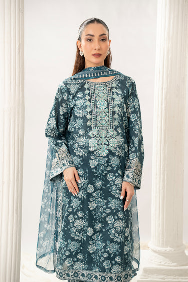 3 Piece - Embroidered Lawn Suit