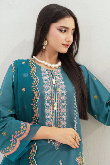 3 Piece - Embroidered Lawn Suit