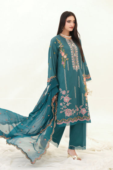 3 Piece - Embroidered Lawn Suit