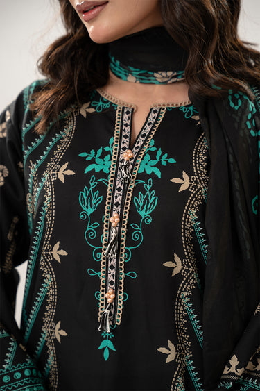 3 Piece - Printed Lawn Suit