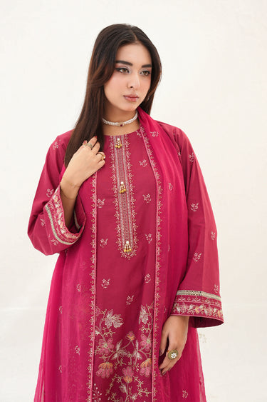3 Piece - Embroidered Lawn Suit