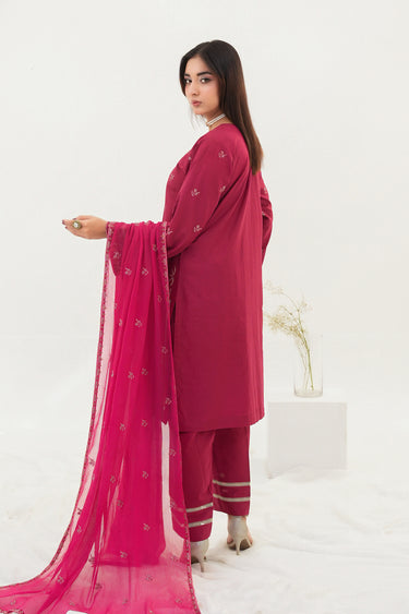 3 Piece - Embroidered Lawn Suit