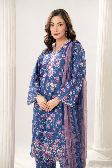 3 Piece - Embroidered Lawn Suit