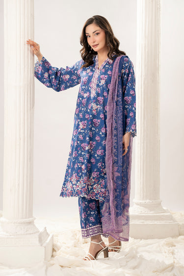 3 Piece - Embroidered Lawn Suit