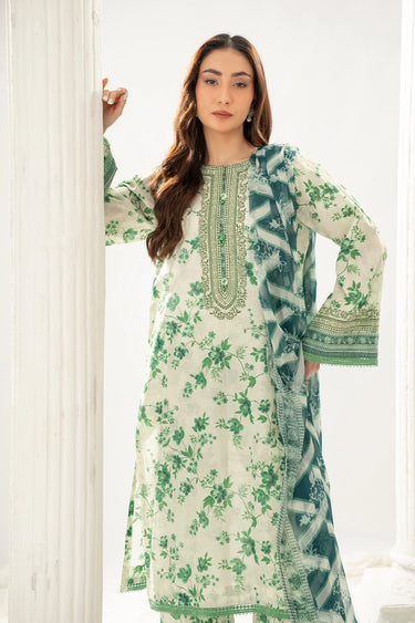 3 Piece - Embroidered Lawn Suit