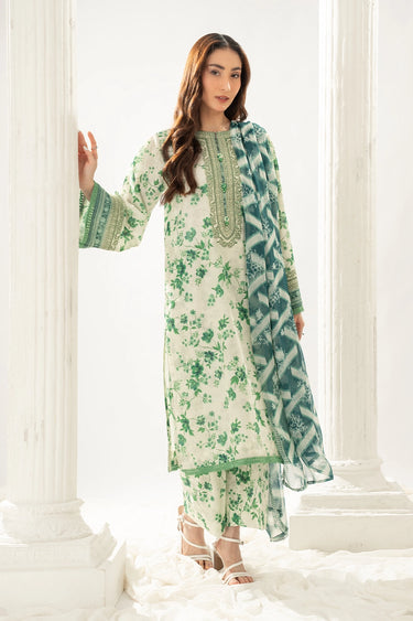 3 Piece - Embroidered Lawn Suit