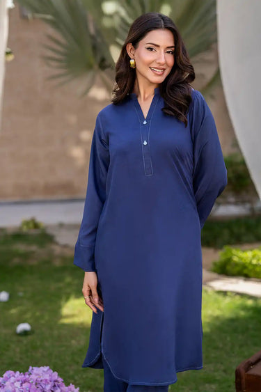 2 Piece - Dyed Silk Suit