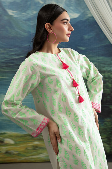 2 Pc Block Printed Stitched Suit - Prime Point Store