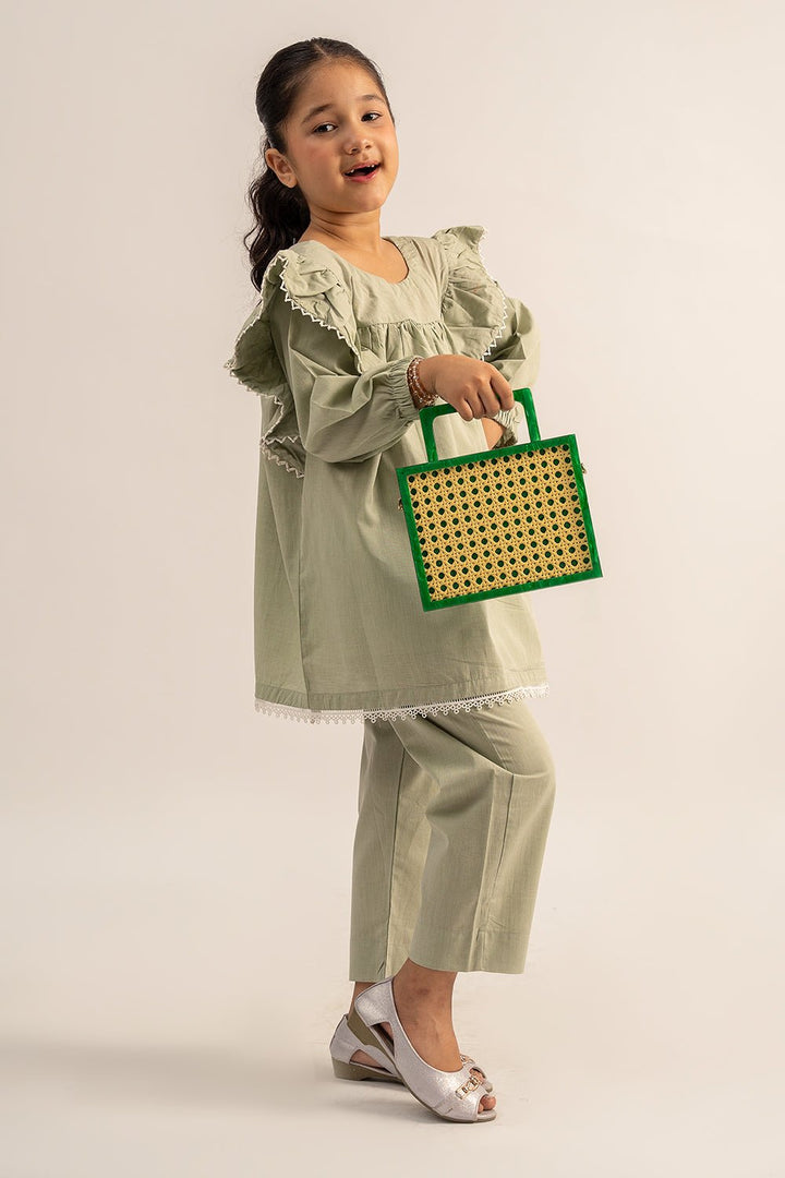 2 Pc Cambric Dyed Suit For Girl - Prime Point Store