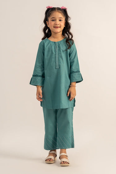 2 Pc Cambric Dyed Suit For Girl - Prime Point Store