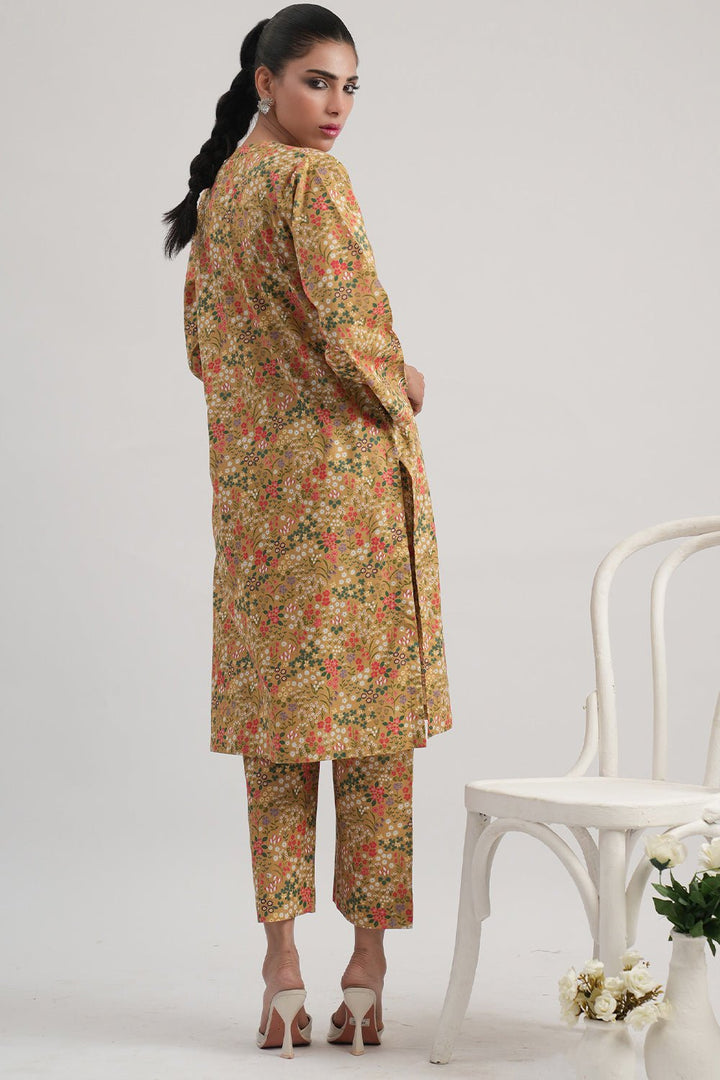 2 Pc Cambric Embroidered Stitched Suit - Prime Point Store