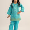 2 Pc Cambric Printed Co - ords Suit For Girl - Prime Point Store