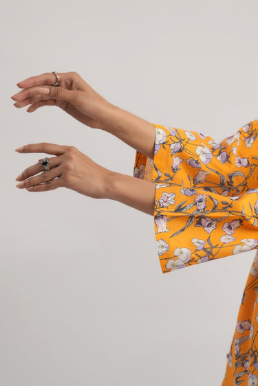 2 Pc Cambric Printed Stitched Suit - Prime Point Store