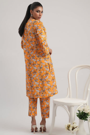 2 Pc Cambric Printed Stitched Suit - Prime Point Store