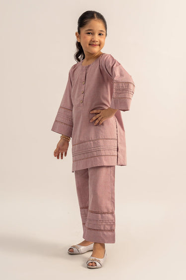2 Pc Cotton Lawn Dyed Suit For Girl - Prime Point Store