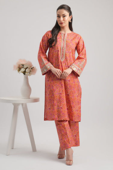 2 Pc Cotton Lawn Printed Stitched Suit - Prime Point Store