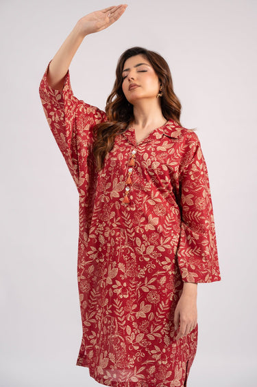 2 Pc Cotton Lawn Printed Stitched Suit - Prime Point Store