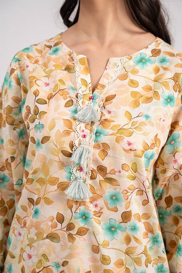 2 Pc Cotton Lawn Printed Stitched Suit - Prime Point Store