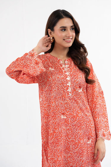 2 Pc Cotton Lawn Printed Stitched Suit - Prime Point Store