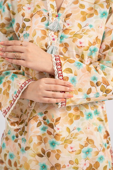 2 Pc Cotton Lawn Printed Stitched Suit - Prime Point Store