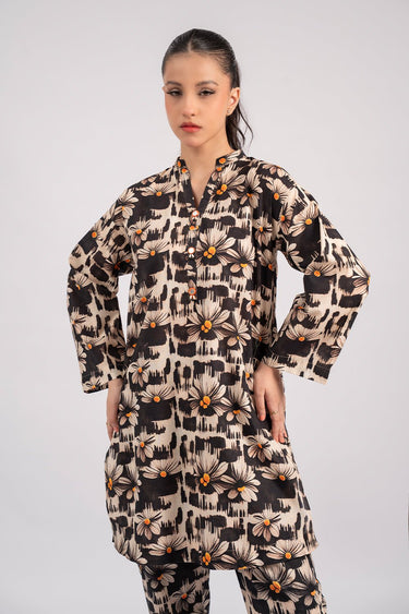 2 Pc Cotton Lawn Printed Stitched Suit - Prime Point Store