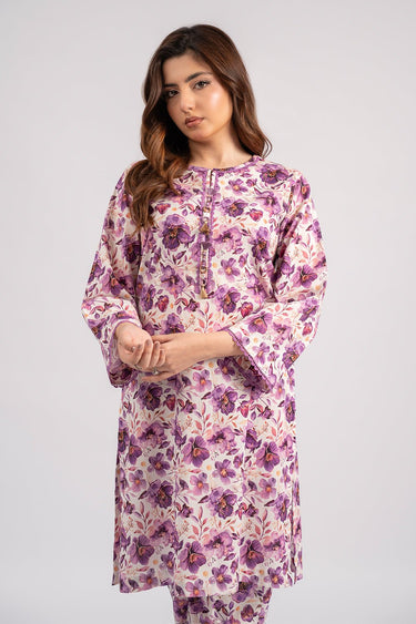 2 Pc Cotton Lawn Printed Stitched Suit - Prime Point Store