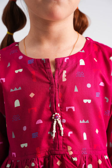 2 Pc Cotton Lawn Printed Suit For Girl - Prime Point Store