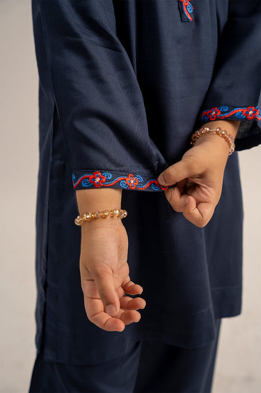 2 Pc Cotton Viscose Suit For Girl - Prime Point Store