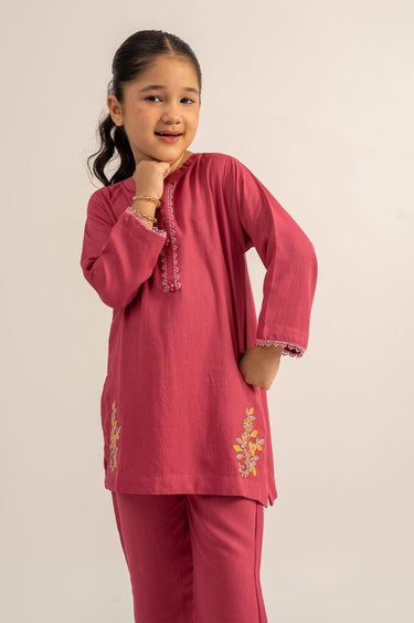 2 Pc Cotton Viscose Suit For Girl - Prime Point Store