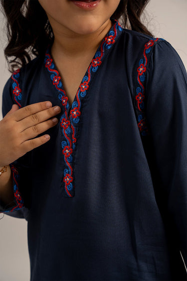 2 Pc Cotton Viscose Suit For Girl - Prime Point Store