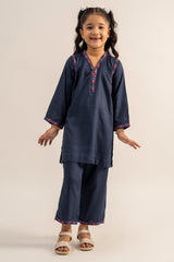2 Pc Cotton Viscose Suit For Girl - Prime Point Store