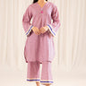 2 Pc Digital Print Cambric Stitched Suit - Prime Point Store