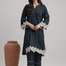2 Pc Dobby Dyed Stitched Suit - Prime Point Store