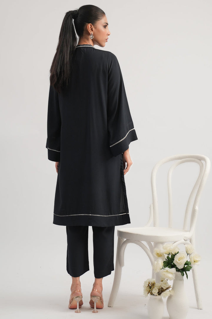 2 Pc Dobby Dyed Stitched Suit - Prime Point Store