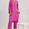 2 Pc Dobby Dyed Stitched Suit - Prime Point Store