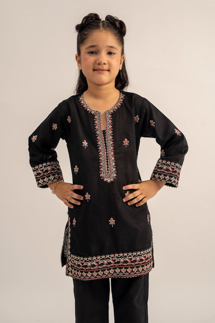2 Pc Dyed Embroidered Khaddar Suit For Girl - Prime Point Store