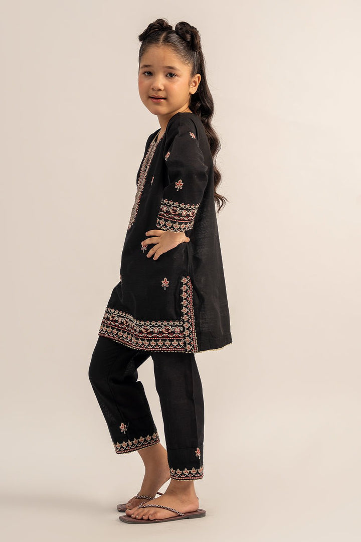 2 Pc Dyed Embroidered Khaddar Suit For Girl - Prime Point Store