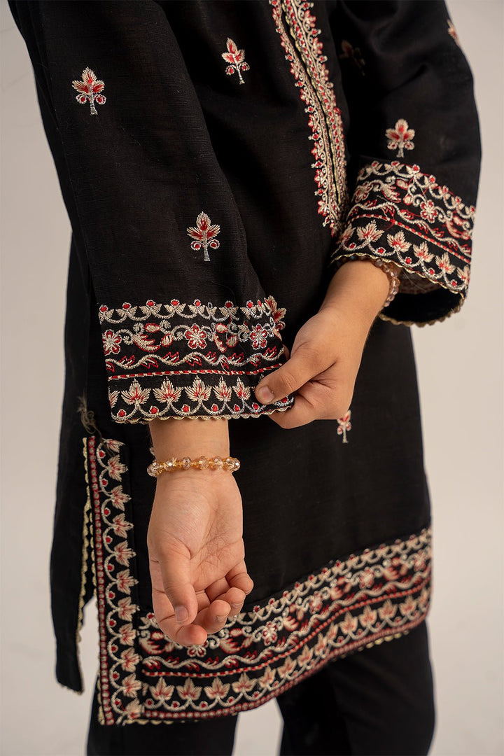 2 Pc Dyed Embroidered Khaddar Suit For Girl - Prime Point Store