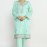 2 Pc Dyed Embroidered Stitched Suit - Prime Point Store