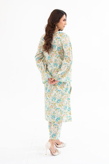 2 Pc Embroidered Cotton Lawn Printed Stitched Suit - Prime Point Store