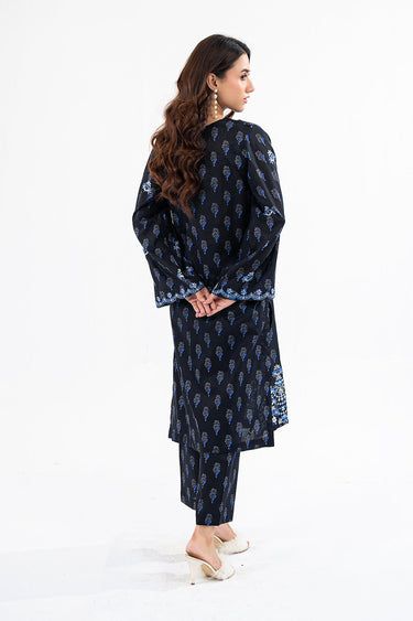 2 Pc Embroidered Cotton Lawn Printed Stitched Suit - Prime Point Store