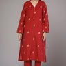 2 Pc Embroidered Dobby Stitched Suit - Prime Point Store