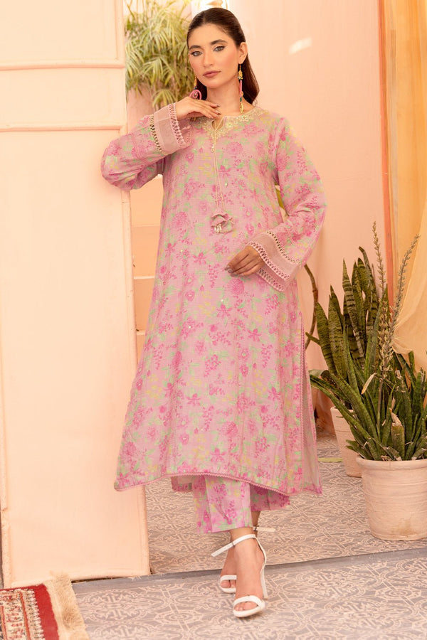 2 Pc Embroidered Viscose Luxury Stitched Suit - Prime Point Store