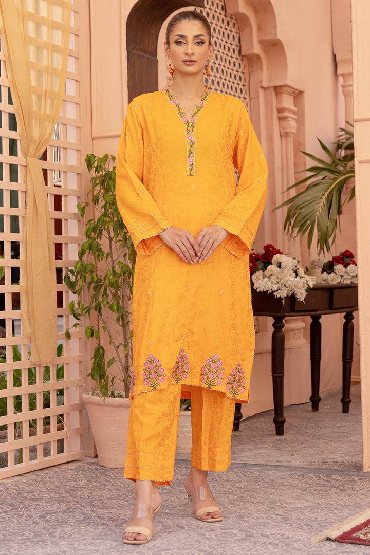 2 Pc Embroidered Viscose Luxury Stitched Suit - Prime Point Store