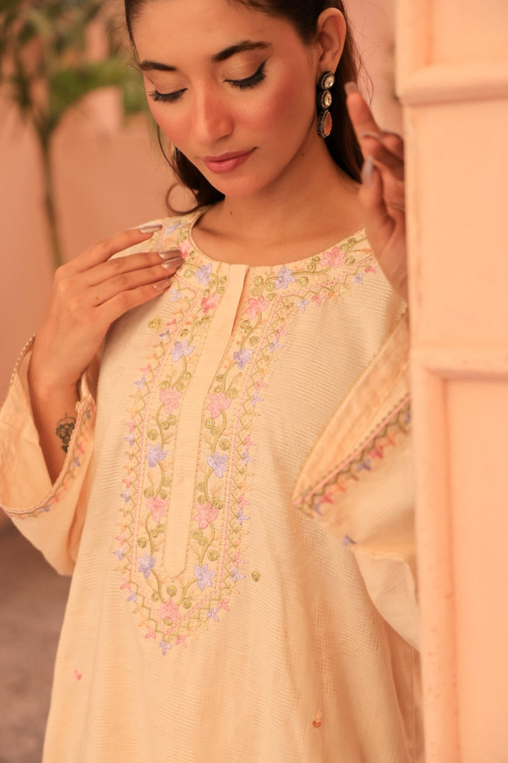 2 Pc Embroidered Viscose Luxury Stitched Suit - Prime Point Store