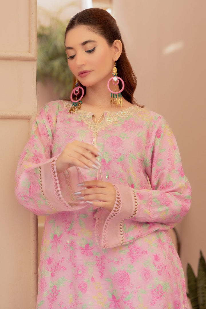 2 Pc Embroidered Viscose Luxury Stitched Suit - Prime Point Store