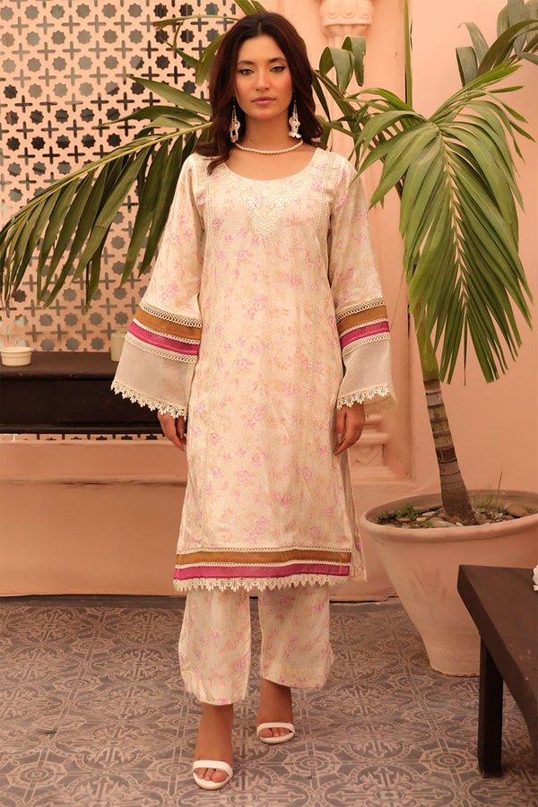 2 Pc Embroidered Viscose Luxury Stitched Suit - Prime Point Store