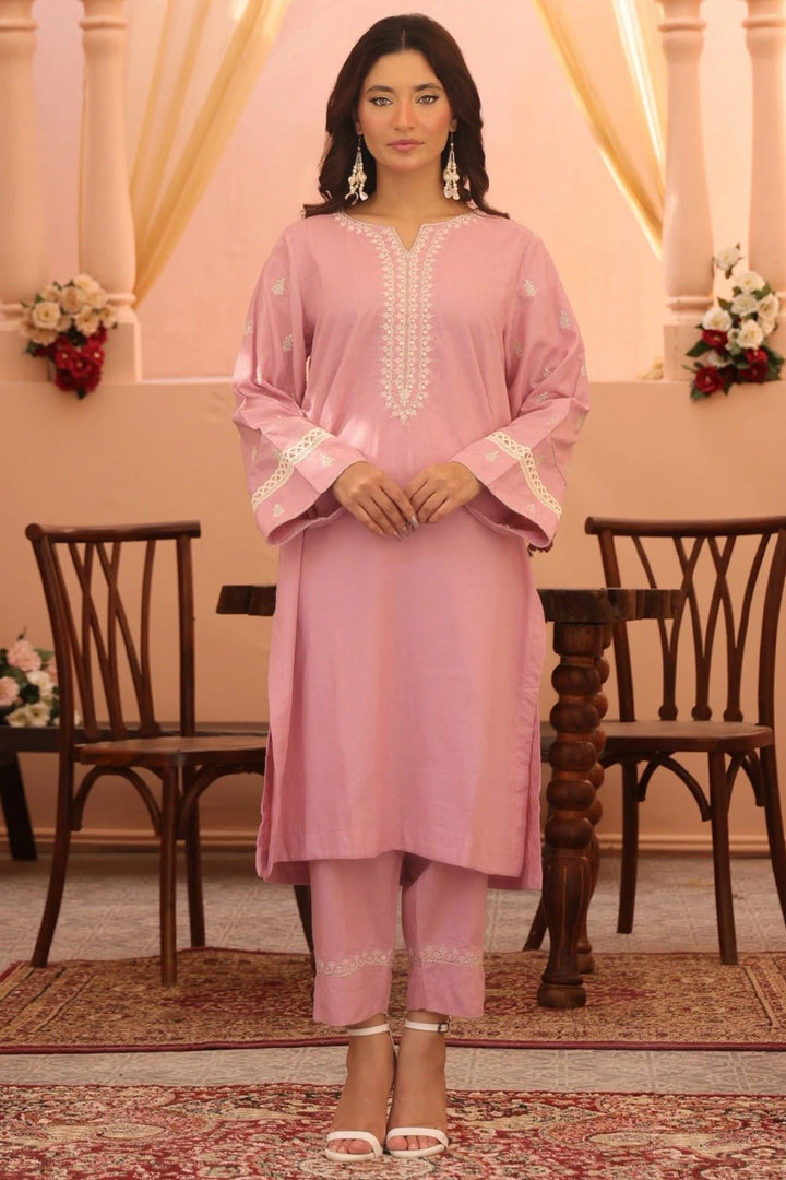 2 Pc Embroidered Viscose Luxury Stitched Suit - Prime Point Store