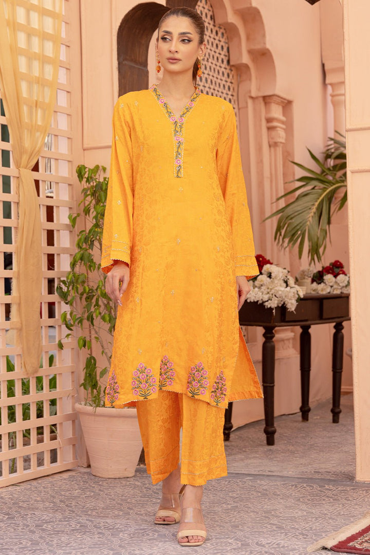 2 Pc Embroidered Viscose Luxury Stitched Suit - Prime Point Store